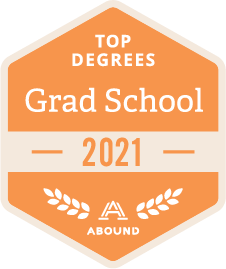 Abound Top Grad School Degrees 2021 badge