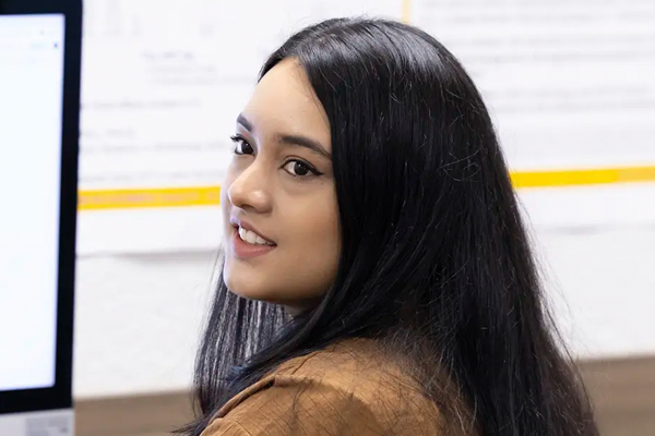 Woman Smiling