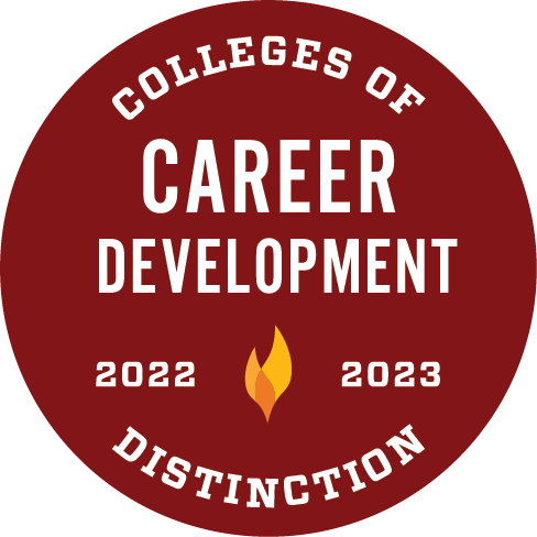 Colleges of Distinction Career Development badge 2022-2023