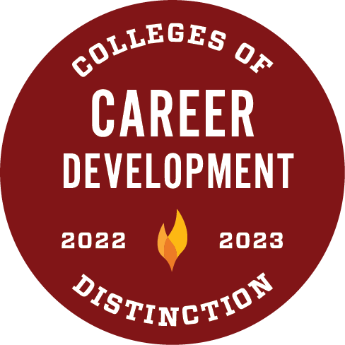 Colleges of Distinction Career Development 2022-2023 badge