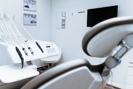 Modern, empty hospital room